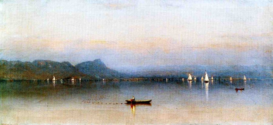 Sanford Robinson Gifford Morning on the Hudson, Haverstraw Bay